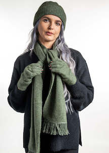 Homewares: Uni Sex Possum Merino Scarf with Fringe Assorted Colours