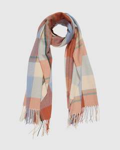 Homewares: Balmoral Blue Check Scarf