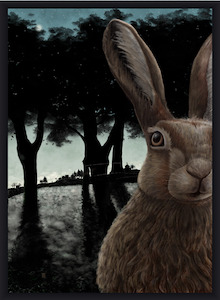 Winter Solstice Hare Black Box