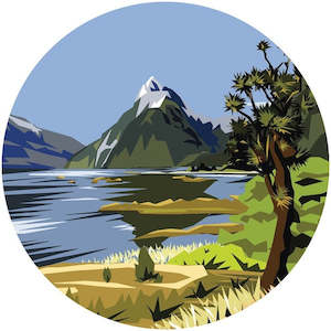 Mitre Peak Decal 28cm