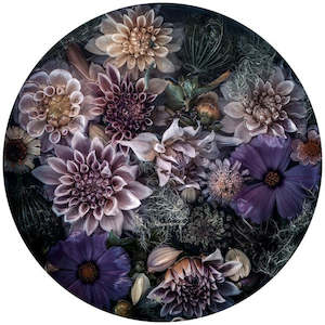 Dahlias & Cosmos Decal