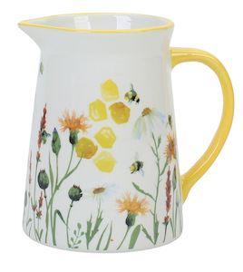 Bee Meadow Jug Yellow 15cm