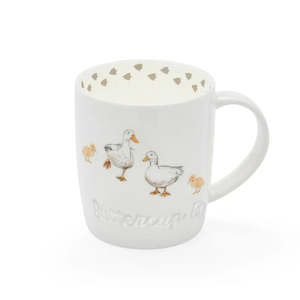 Homewares: Buttercup Farm Barrel Mug Ducks