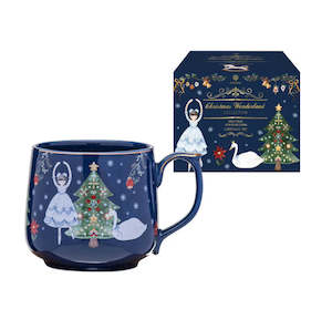 Swan Christmas Wonderland Mug