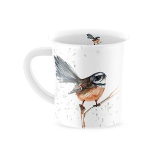 Piwakawaka Fine China Mug