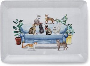 Homewares: Curious Cats Large Tray