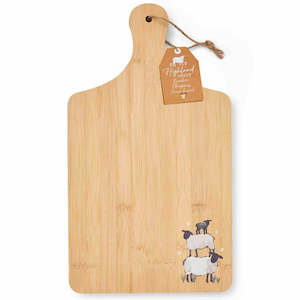 Homewares: Highland Sheep Bamboo Paddle Board