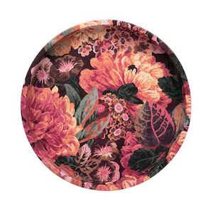 Rose & Peony Tin Tray