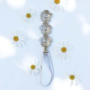 Flower Trio Spreader Silver