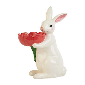 Homewares: Easter Bunny Bowl Tall Red