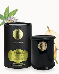 Homewares: Pear & Passionflower Long Burning Organic Coconut Wax Candle