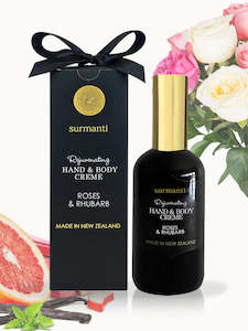 Homewares: Roses & Rhubarb Hand & Body Cream 120ml