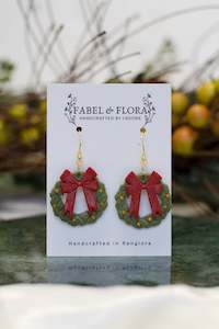 Wreath Handcrafted Earrings