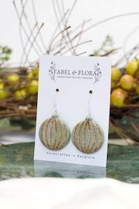 Christmas Bauble Handcrafted Earrings