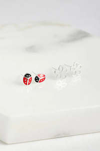 Ladybug Stud Set