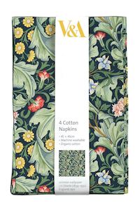 Homewares: Leicester Wallpaper Cotton Napkin Set of 4