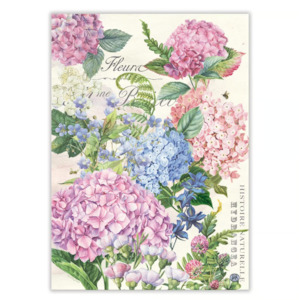 Homewares: Wild Hydrangea Kitchen Towel