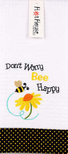 Homewares: Bee Happy tea Towel