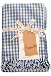 Gingham Tablecloth Blueberry