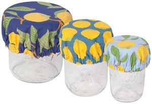 Lemons Save It Mini Bowl Cover Set of 3