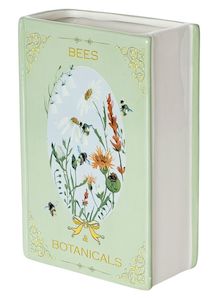 Bees & Botanicals Story Book Vase Green