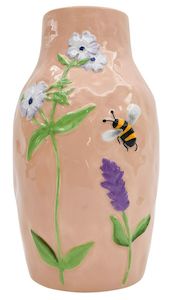 Homewares: Ella Vase Pink 22cm