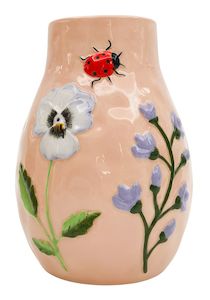 Homewares: Ella Vase Pink 18cm