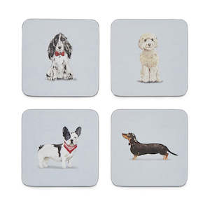 Homewares: Curious Dogs Coasters