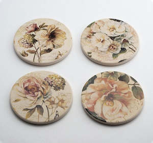 Homewares: Coasters Botanical Set of 4