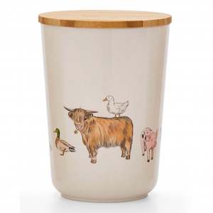 Homewares: Buttercup Farm Bamboo Canister Walking