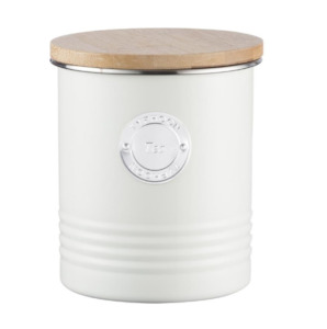 Homewares: Typhoon Living Tea Canister Cream