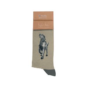 Homewares: Wrendale Mens Socks Walkies