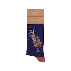 Homewares: Wrendale Mens Socks Close Up