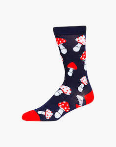 Shrooms Bamboo Sock