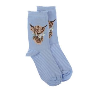 Wrendale Socks Daisy Cow