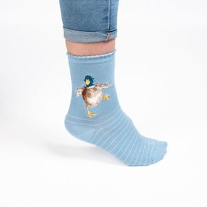 Homewares: Wrendale Socks Duck Blue