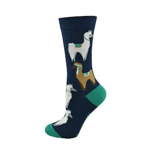 Homewares: Llama Drama Bamboo Socks