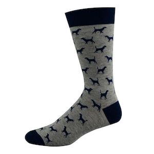 Ditsy Dog Bamboo Sock