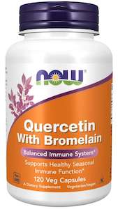 Now Foods Quercetin with Bromelain Veg Capsules