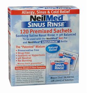 NeilMed Sinus Rinse Nasal Wash Premixed packets 120