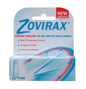 Zovirax Cold Sore Cream Tube 2g