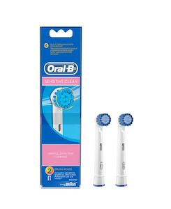 Oral B Sensitive Clean Replacement Brush Heads 2 Pack