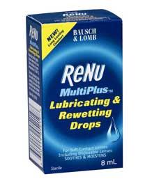 Bausch & Lomb ReNu Multiplus Lubricating and Rewetting Drops 8ml