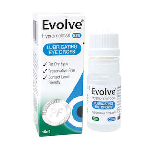 Evolve Hypromellose 0.3% Eye Drops 10ml