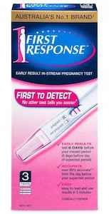 First Response First To Detect In-Stream Pregnancy Test 3 Tests