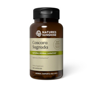 Nature's Sunshine Cascara Sagrada Capsules 100 - Maximum of 1 per customer