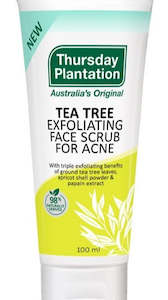 Thursday Plantation Tea Tree Exfoliating Face Scrub For Acne 100ml