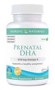 Nordic Naturals Vegan Prenatal DHA Soft Gels 60