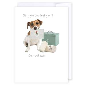 Design services: Get well soon dog