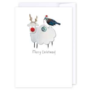 Design services: Merry Christmas Sheep & Tui